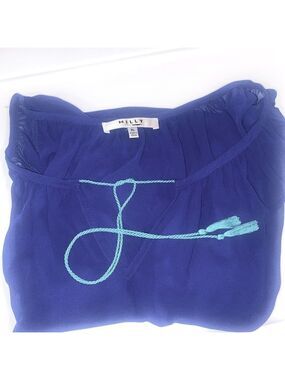NWOT Milly!💗 top. sheer! Beautiful blue!!
